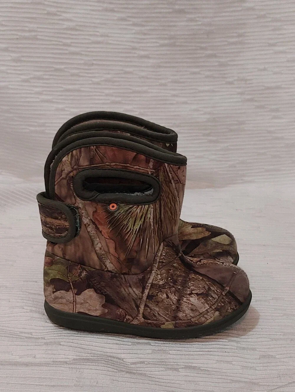 Bogs Kids Camo Rain & Snow Boots - Brown Size 9